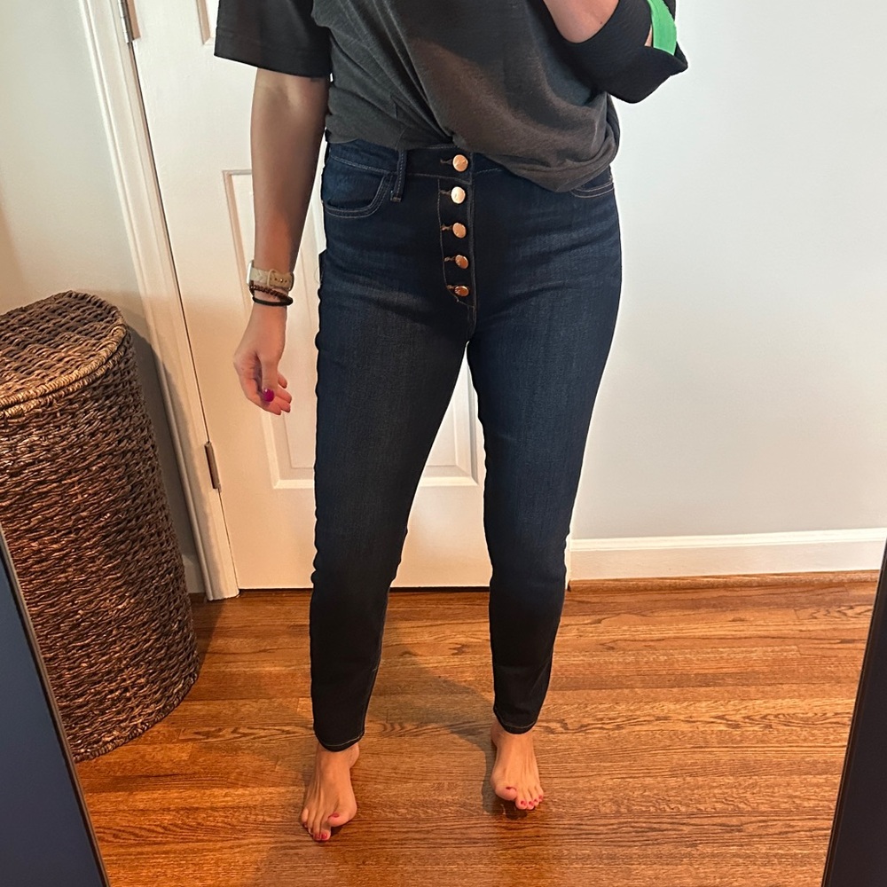 Sam Edelman Dark Indigo High-Rise Jeans